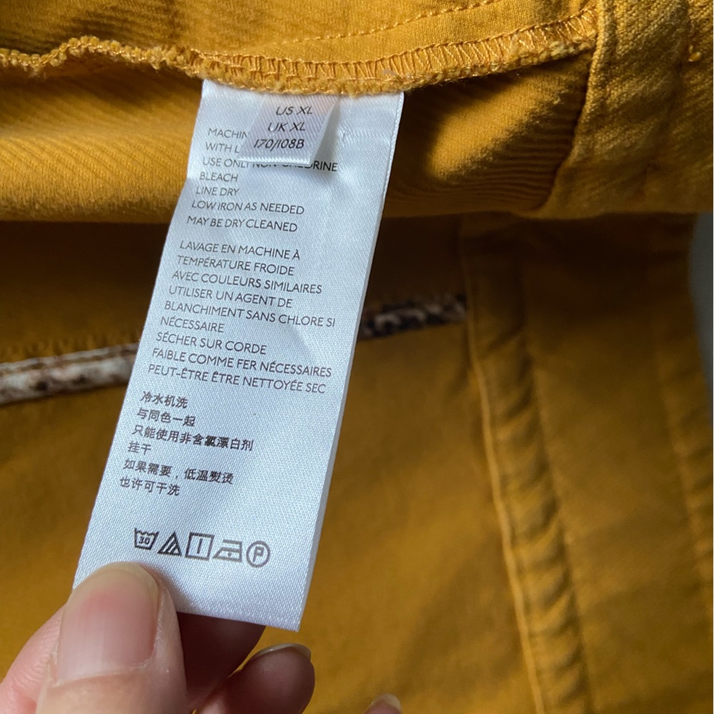 Anthropologie Mustard Yellow Bell Sleeve Cropped Jacket - Picture 8 of 14